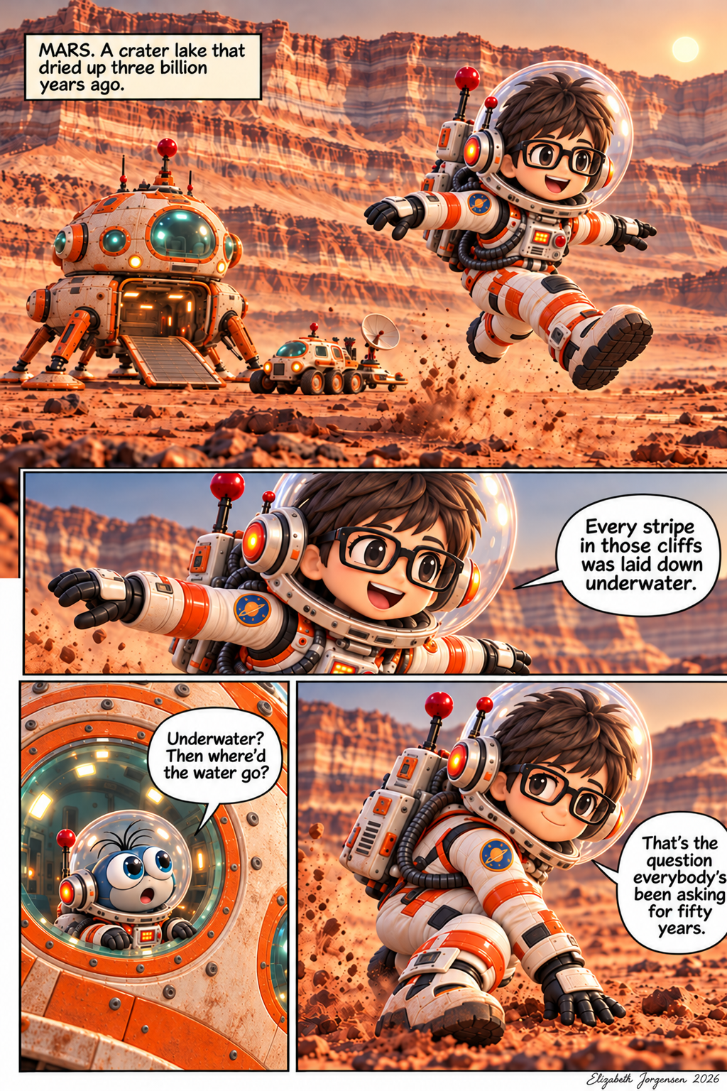 Matt the Gnat Space Adventures sample page 1